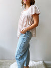 Sunrise To Sunset Blouse in Champagne