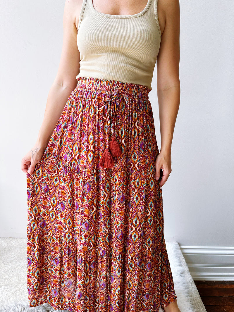 Royal Desert Midi Skirt