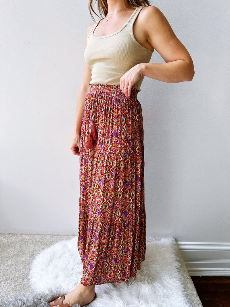 Royal Desert Midi Skirt