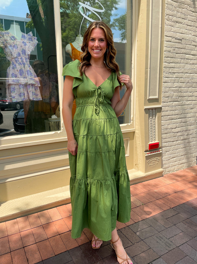 Martini Tiered Midi Dress