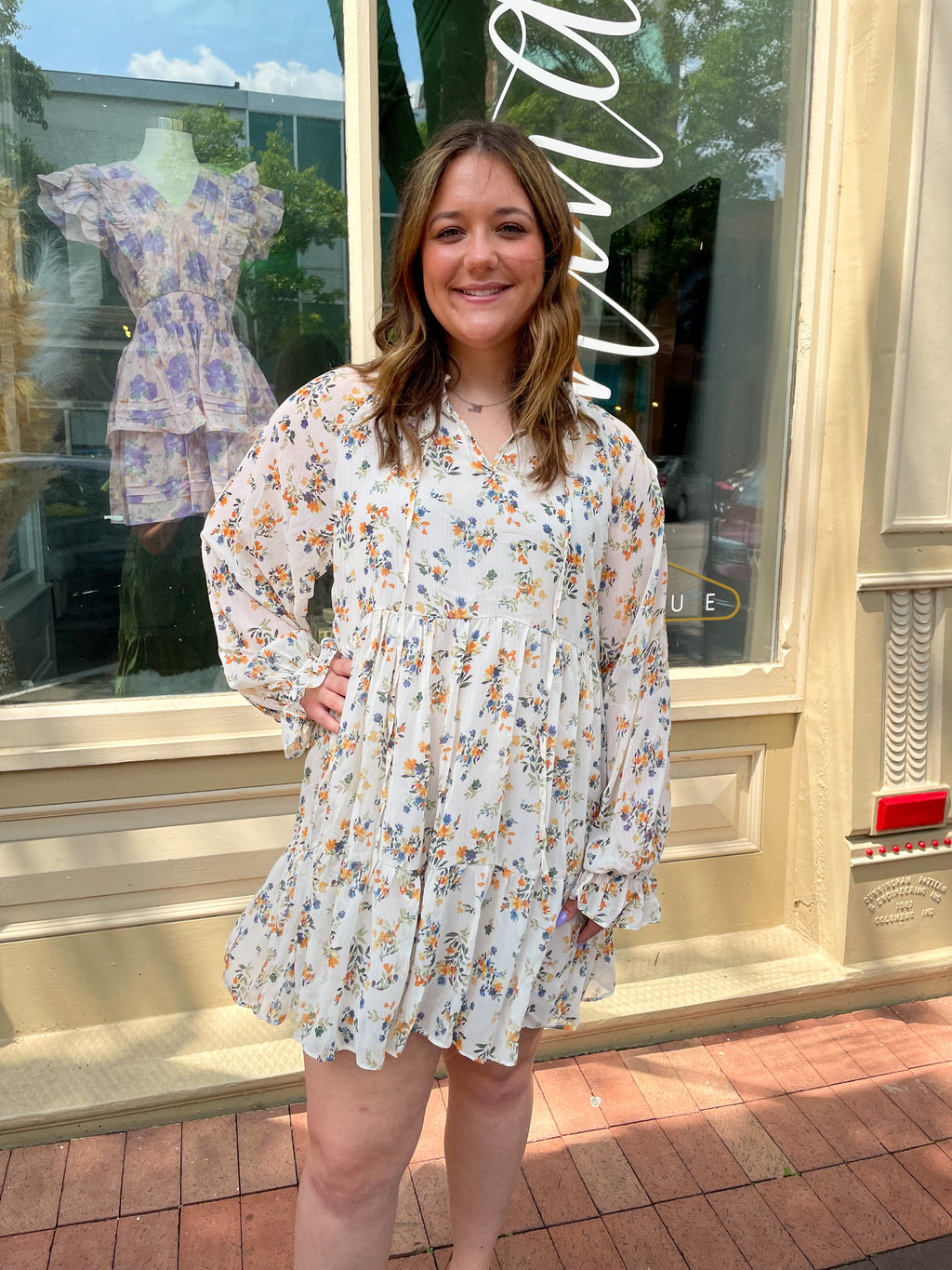 Flower Fields Babydoll Dress