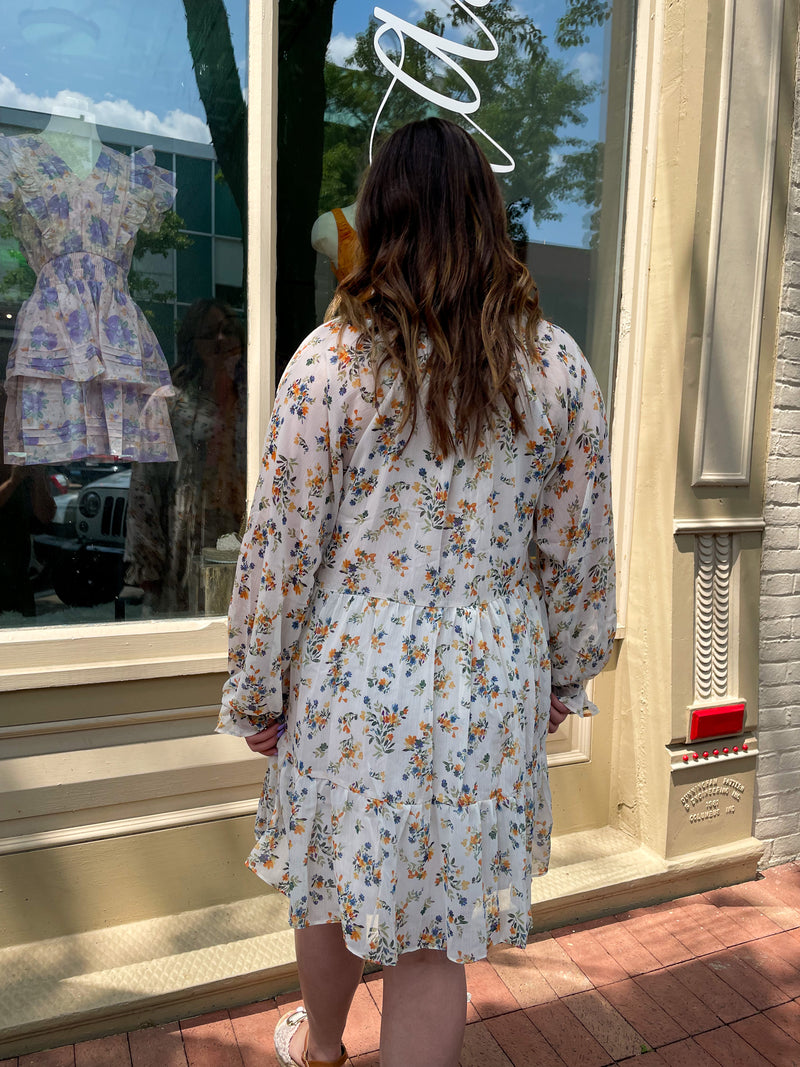 Flower Fields Babydoll Dress