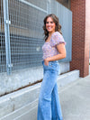 Violet Puff Sleeve Bodysuit