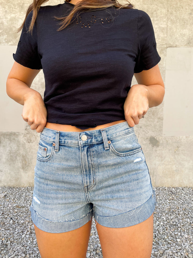 Claudia Relaxed Cuffed Short