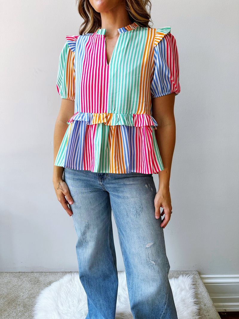 Carnivale Striped Blouse