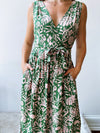 Summer Carnival Wrap Dress