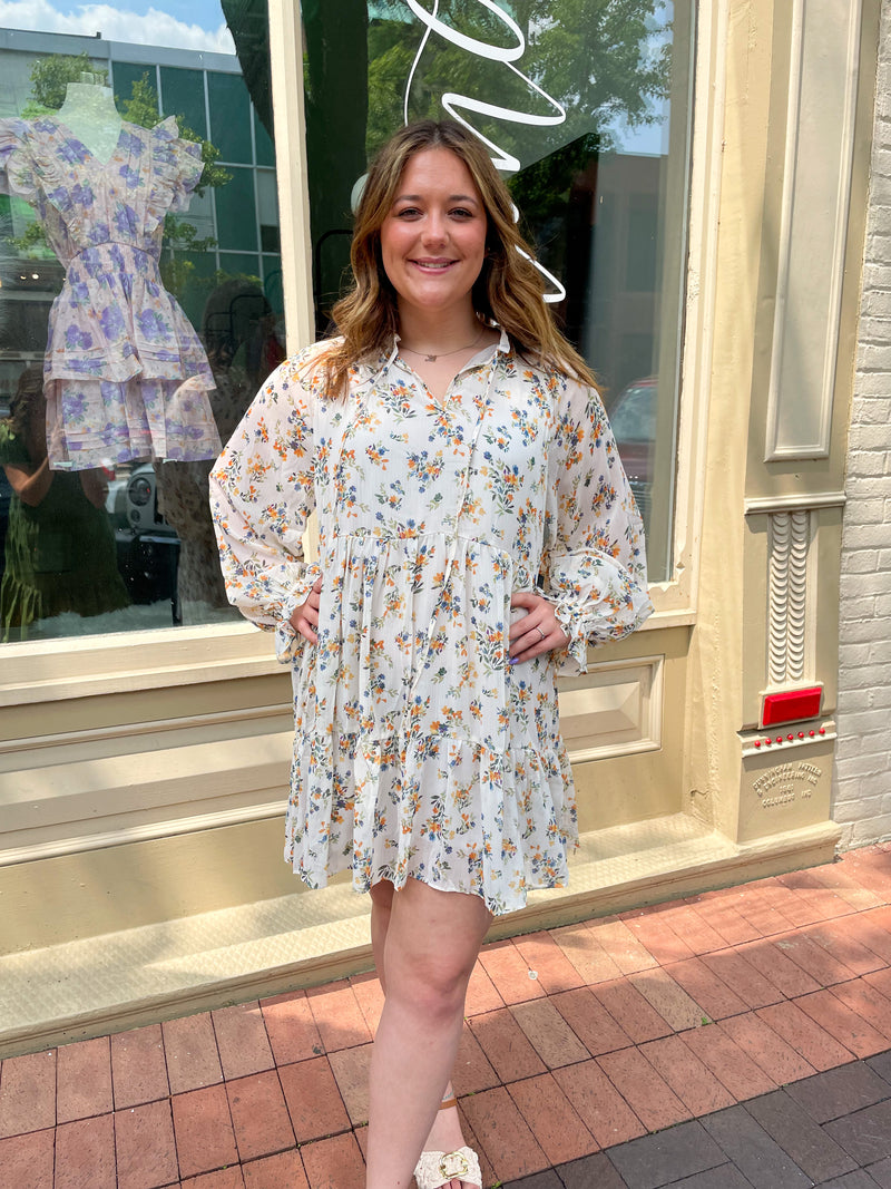 Flower Fields Babydoll Dress