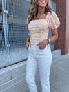 Mango Puff Sleeve Bodysuit