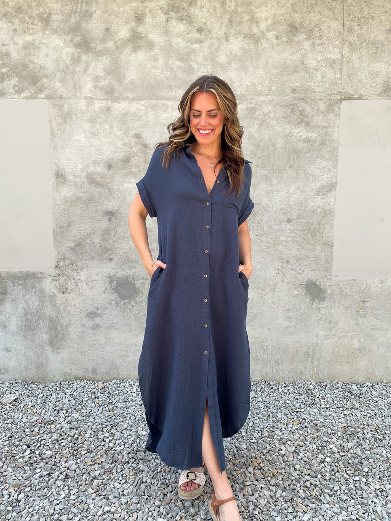 Ash Long Shirtdress