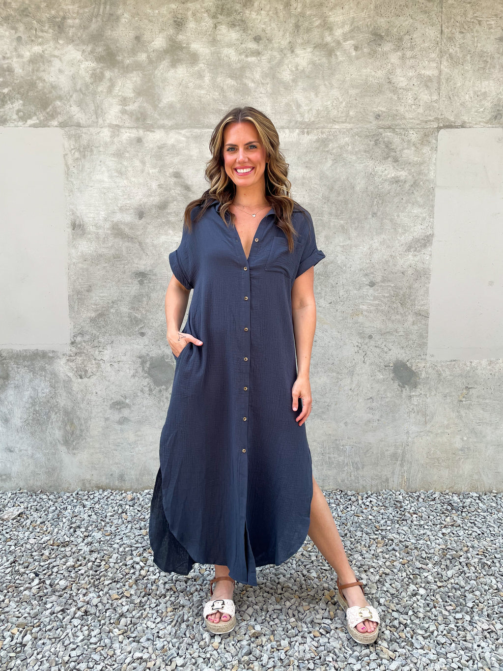 Ash Long Shirtdress