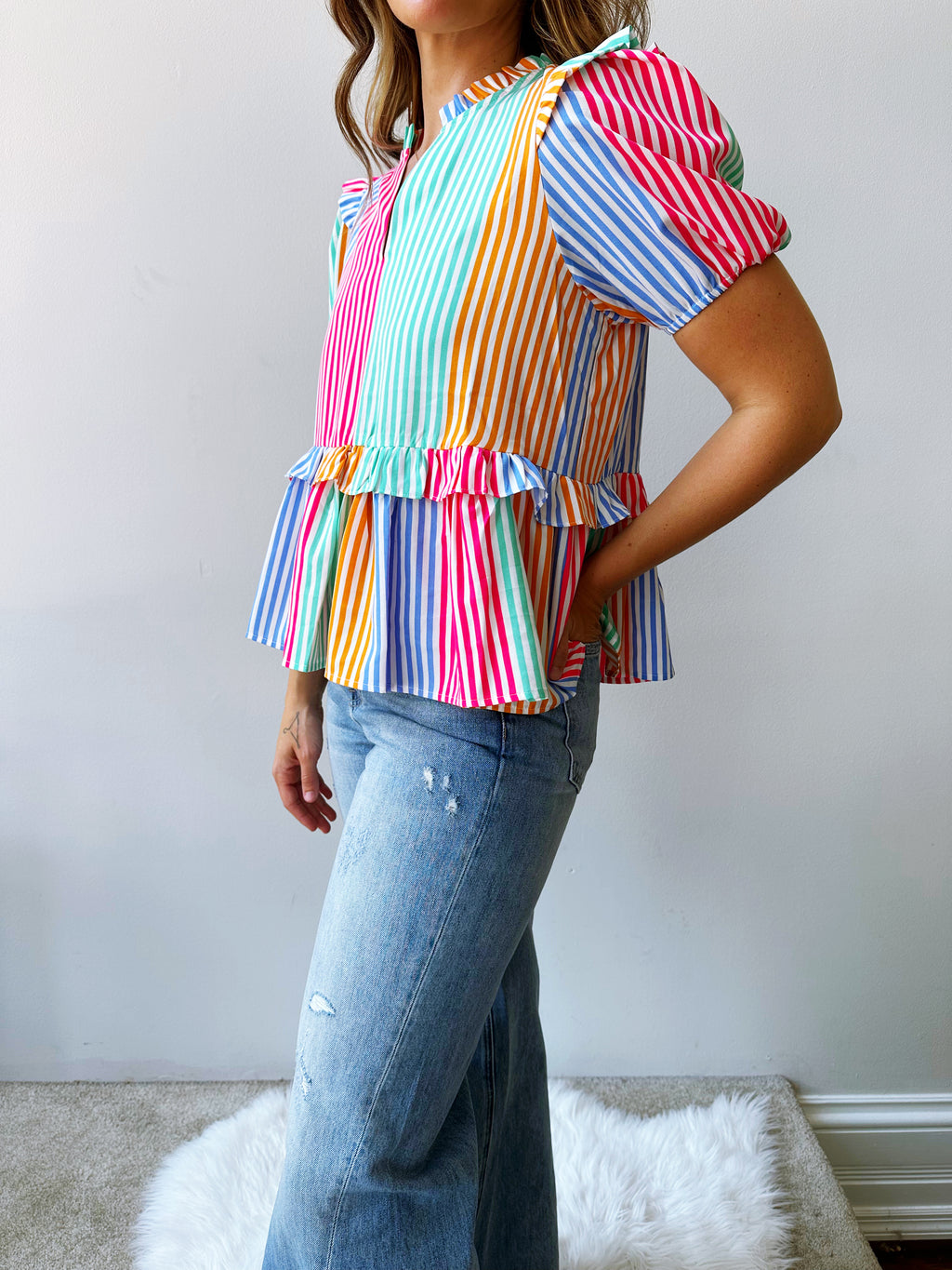 Carnivale Striped Blouse