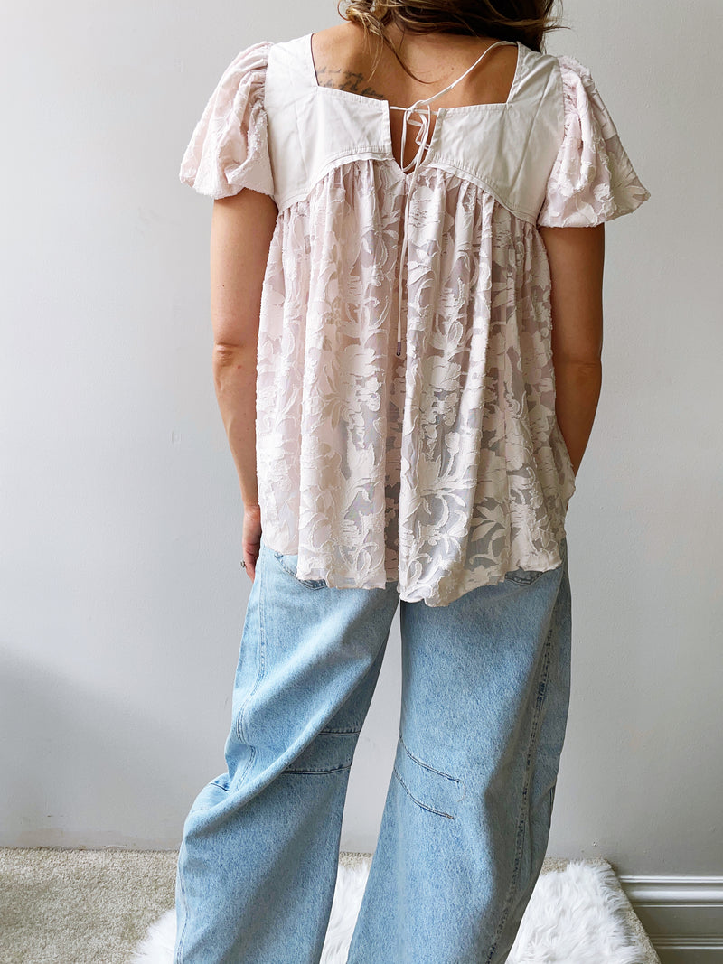 Sunrise To Sunset Blouse in Champagne