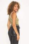 Cooper Sweater Tank in Olive