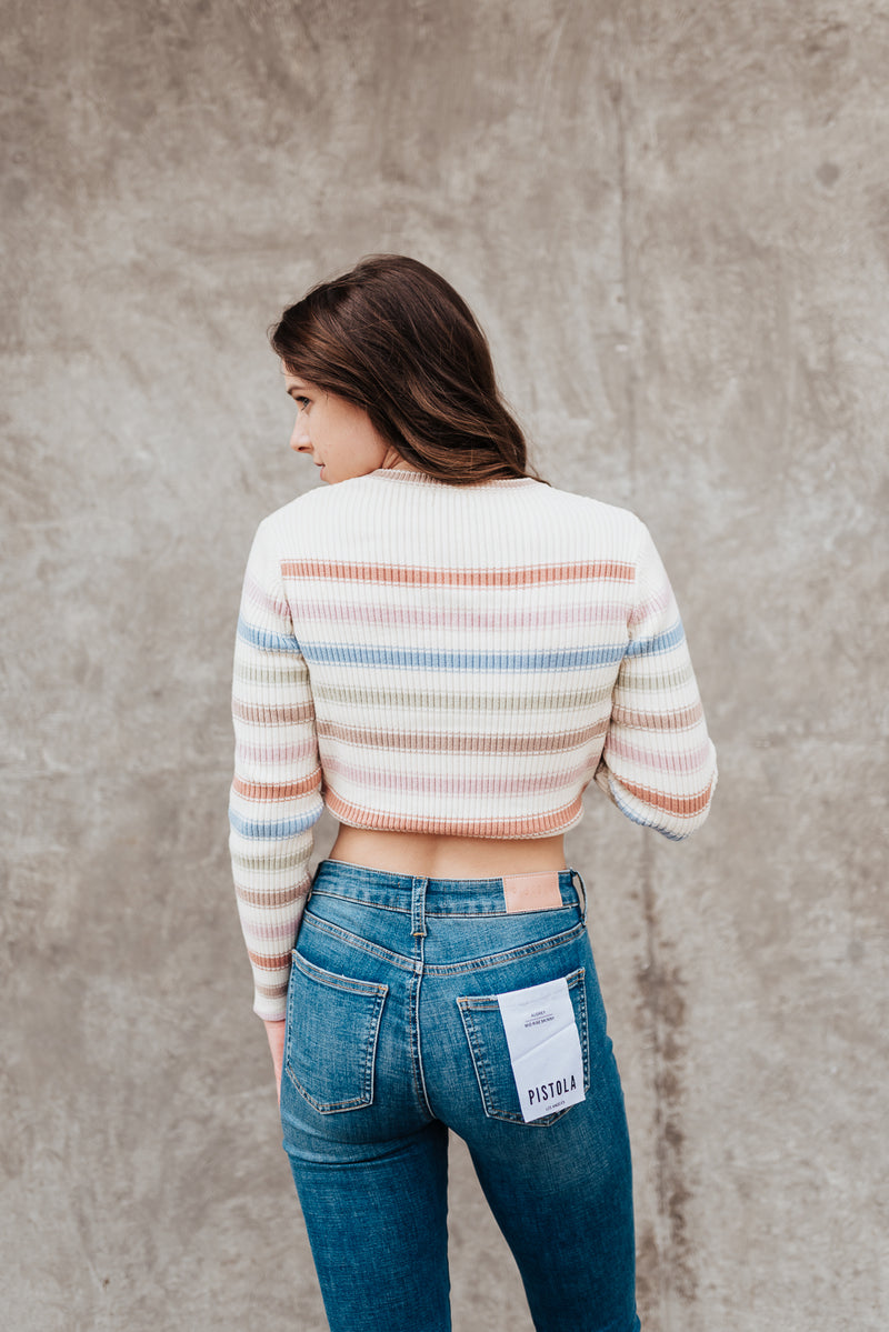 Striped Bolero Sweater