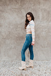 Striped Bolero Sweater