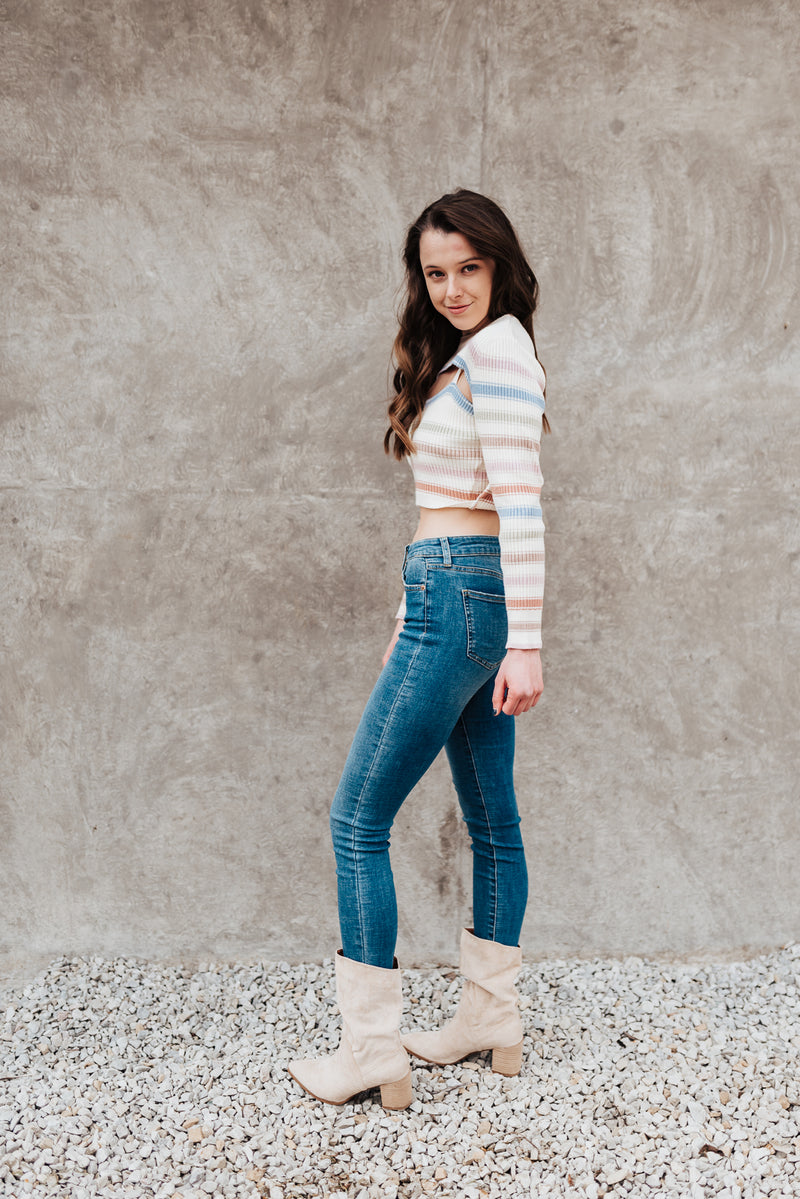 Striped Bolero Sweater