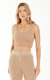 Zoe Waffle Tank Bra
