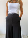 Wide Leg Pleated Trouser