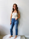 Monroe High Rise Cigarette Jean in Chelsea