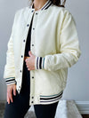 Oversized Letterman Style Jacket