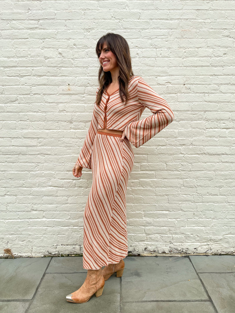 Cinnamon Swirl Sweater Skirt
