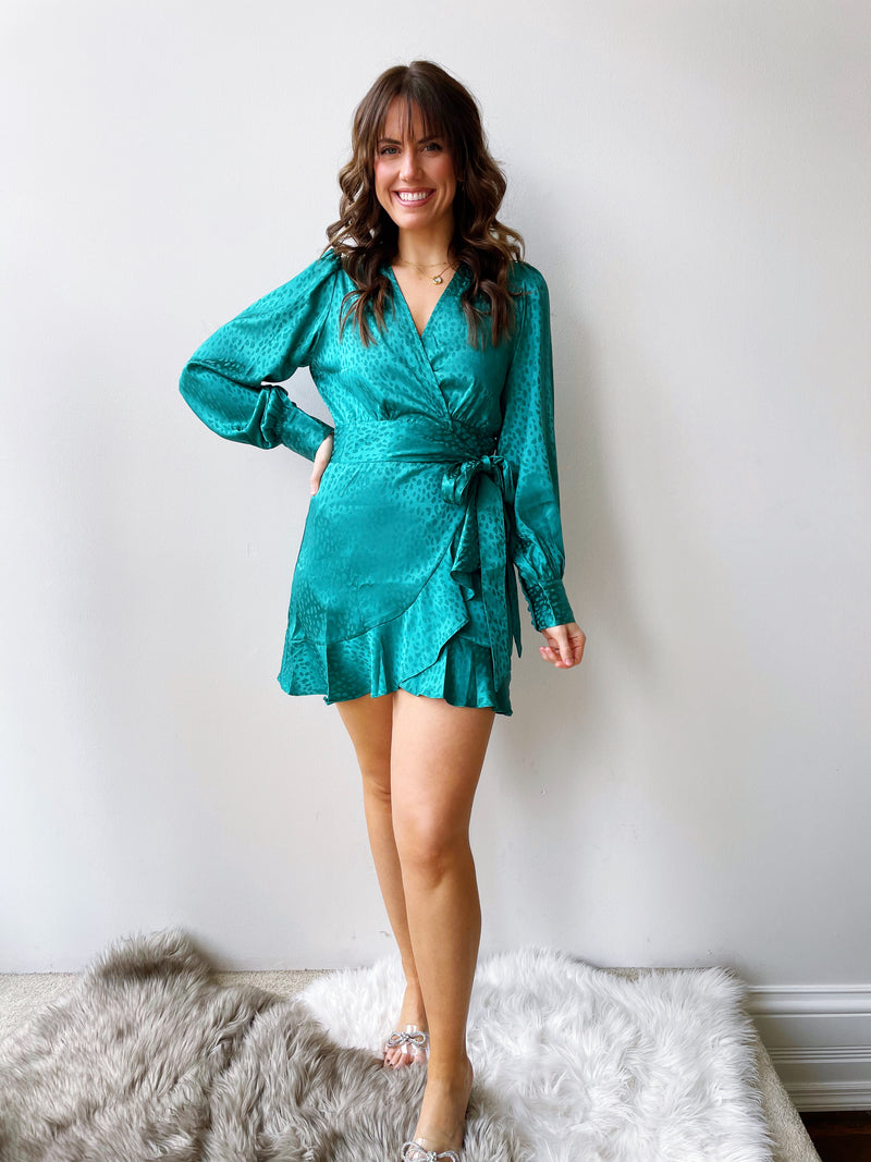 Table For One Wrap Dress