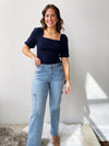 Sibyl Short Sleeve Sweater Top