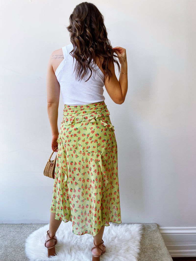 Fresh Cut Midi Skirt