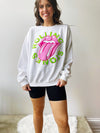 Rolling Stones Neon Puff Pullover
