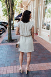 Breezy Sage Wrap Dress