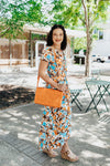 Olga Crossbody in Tangerine