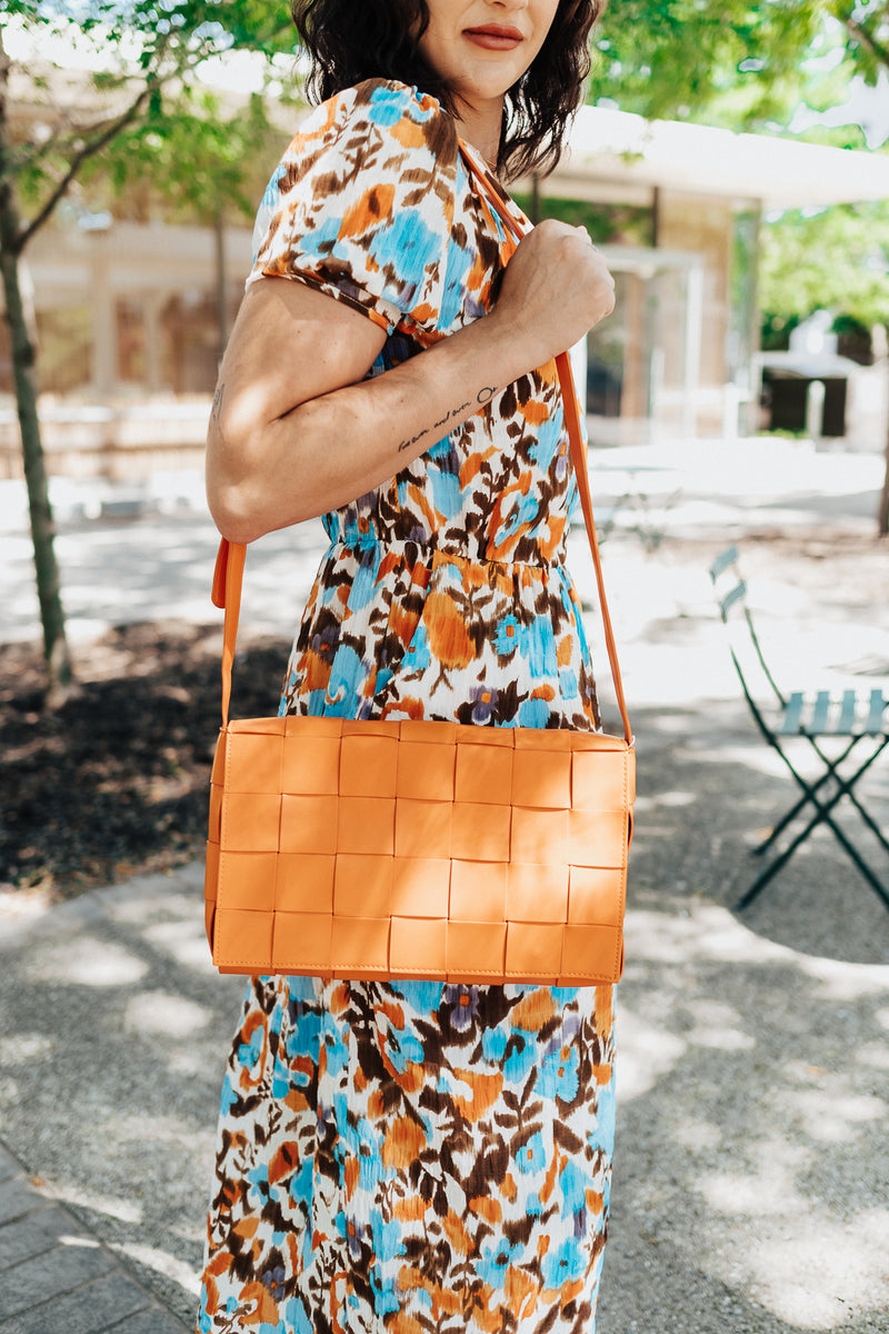 Olga Crossbody in Tangerine